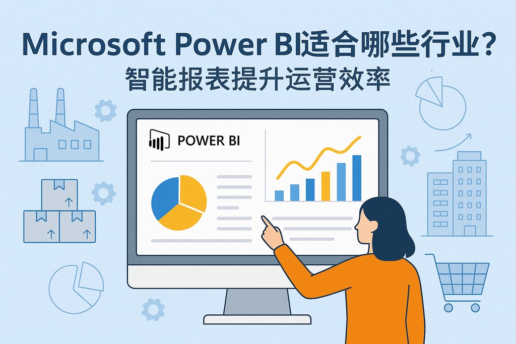 Microsoft Power BI适合哪些行业？智能报表提升运营效率